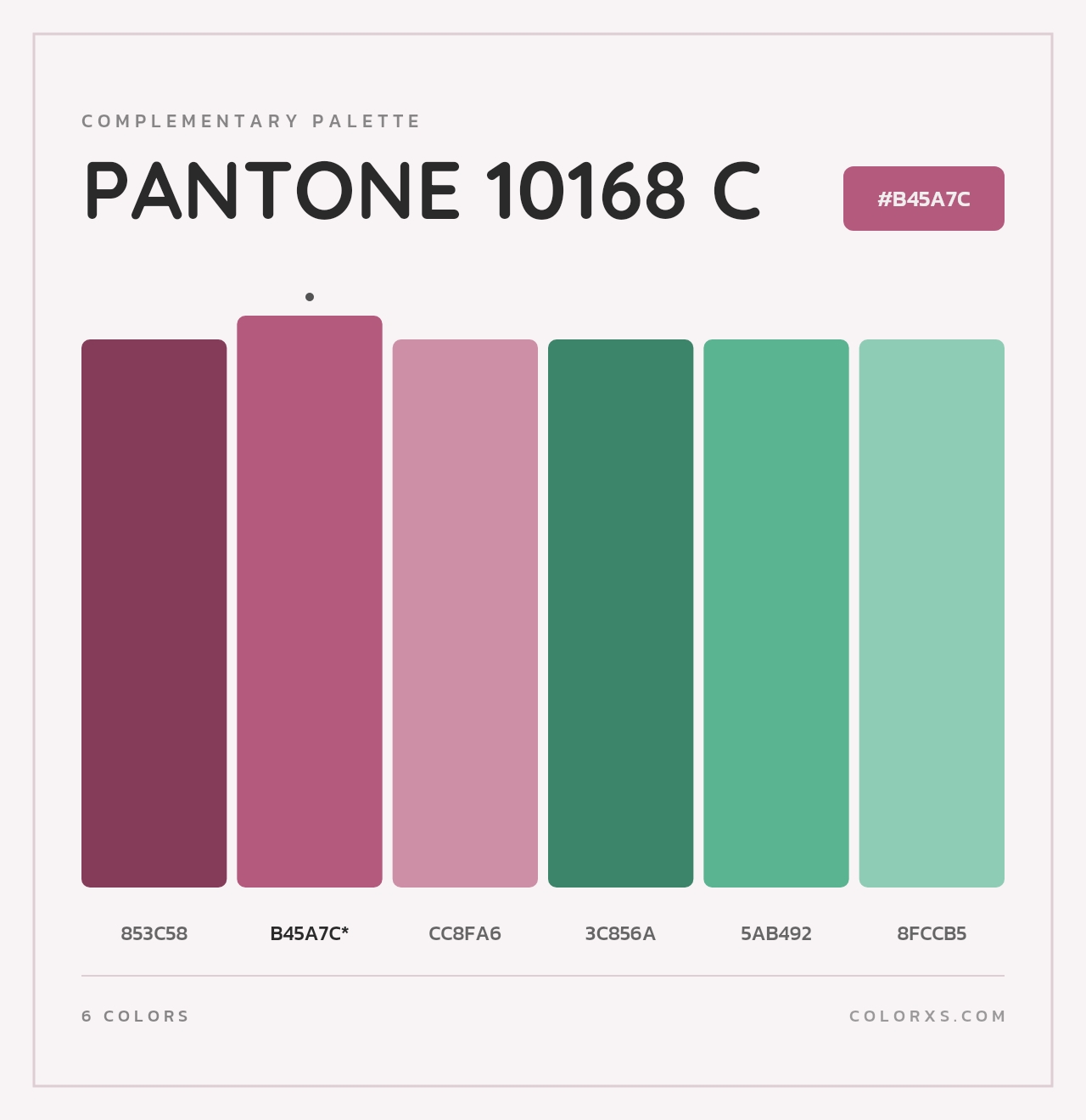 PANTONE 10168 C - Complementary Color Palette