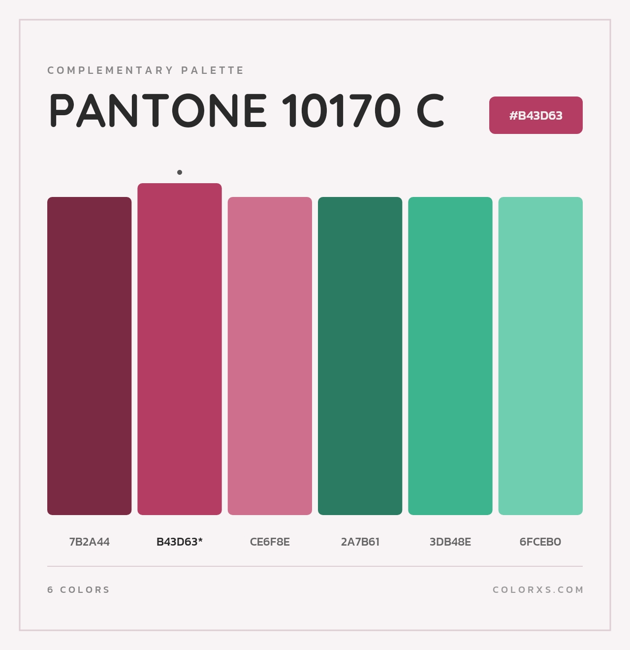 PANTONE 10170 C - Complementary Color Palette
