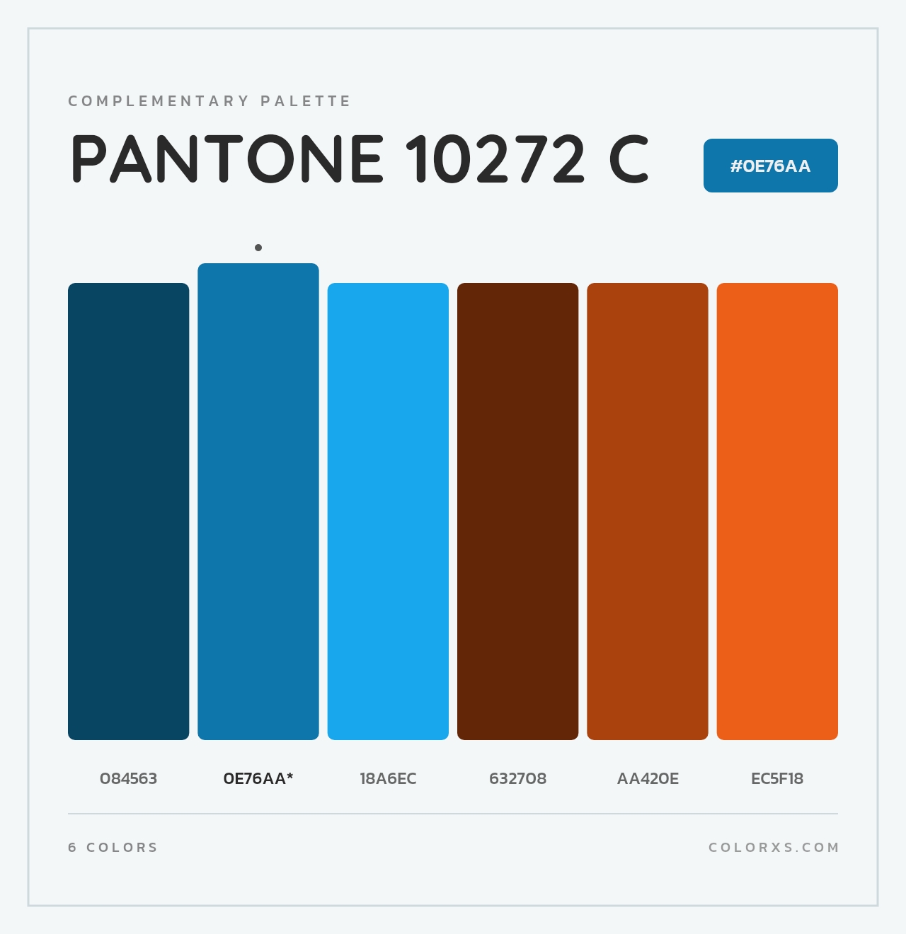 PANTONE 10272 C - Complementary Color Palette