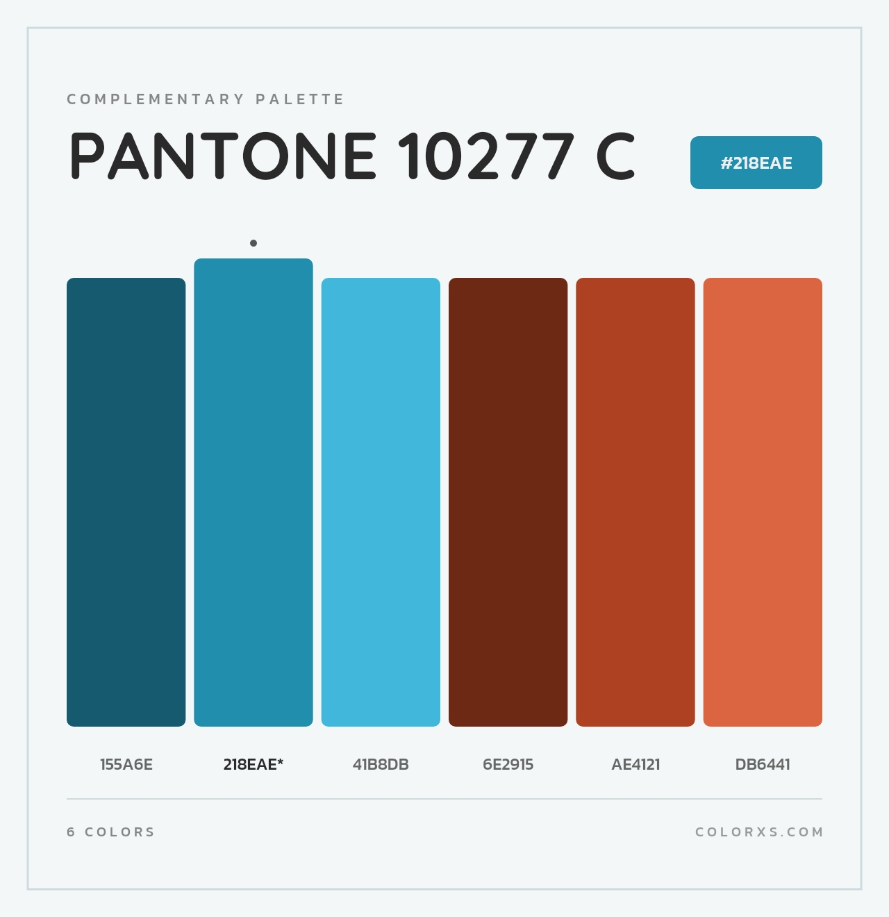 PANTONE 10277 C - Complementary Color Palette