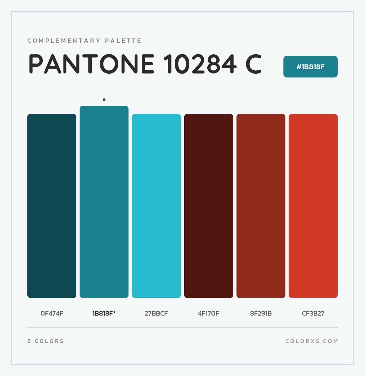 PANTONE 10284 C - Complementary Color Palette