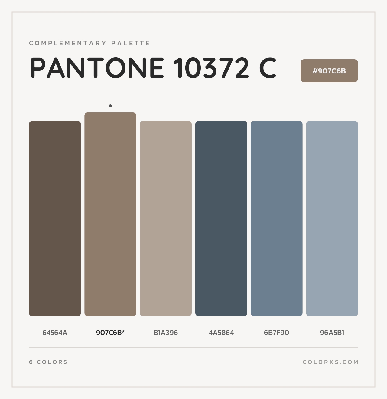 PANTONE 10372 C - Complementary Color Palette