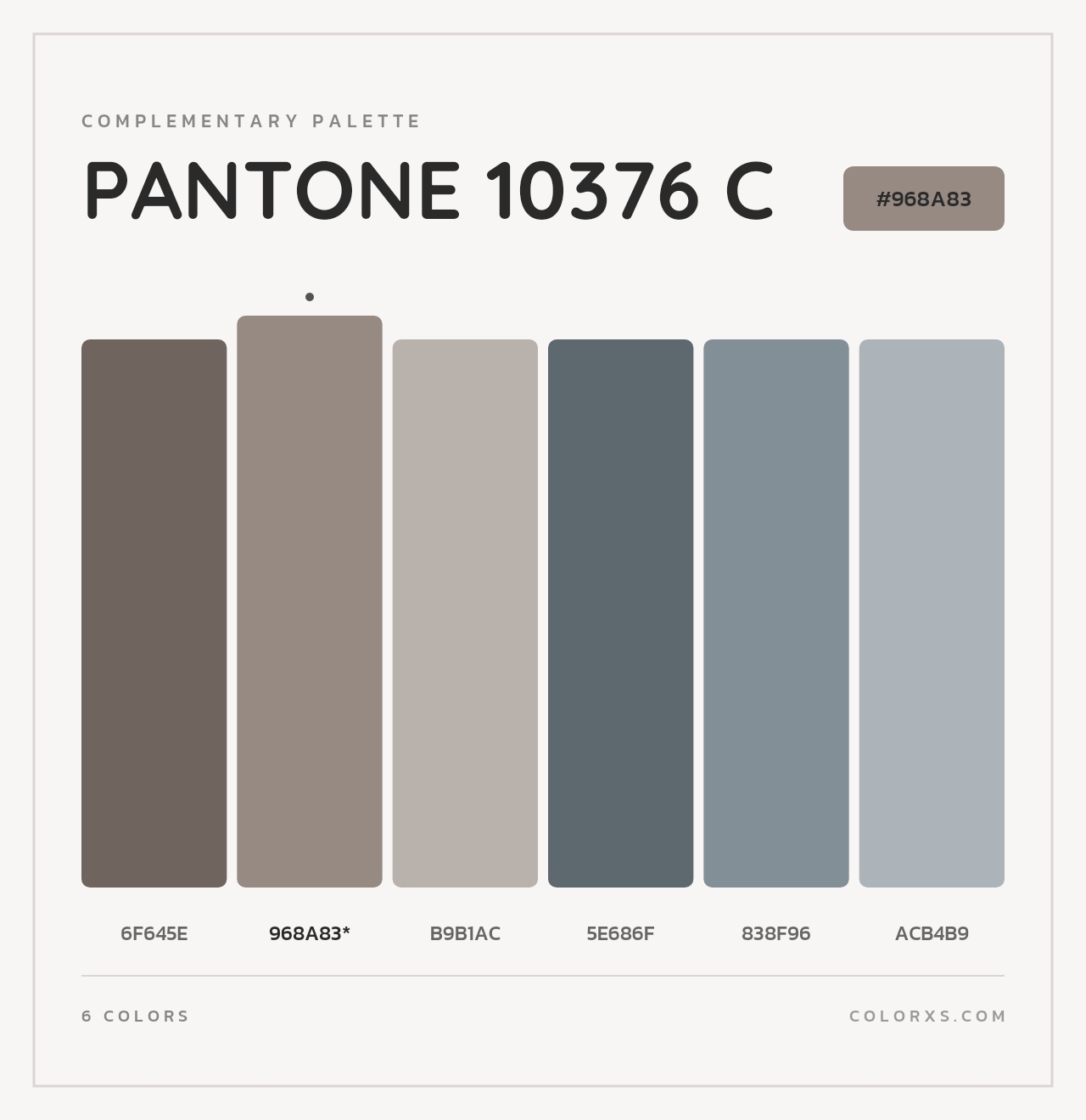 PANTONE 10376 C - Complementary Color Palette