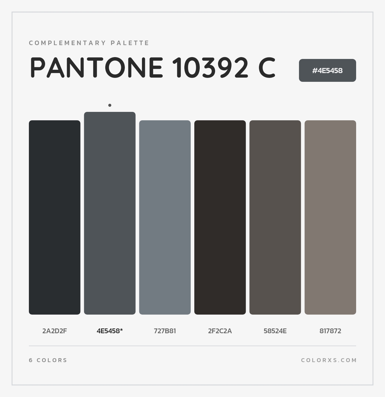 PANTONE 10392 C - Complementary Color Palette