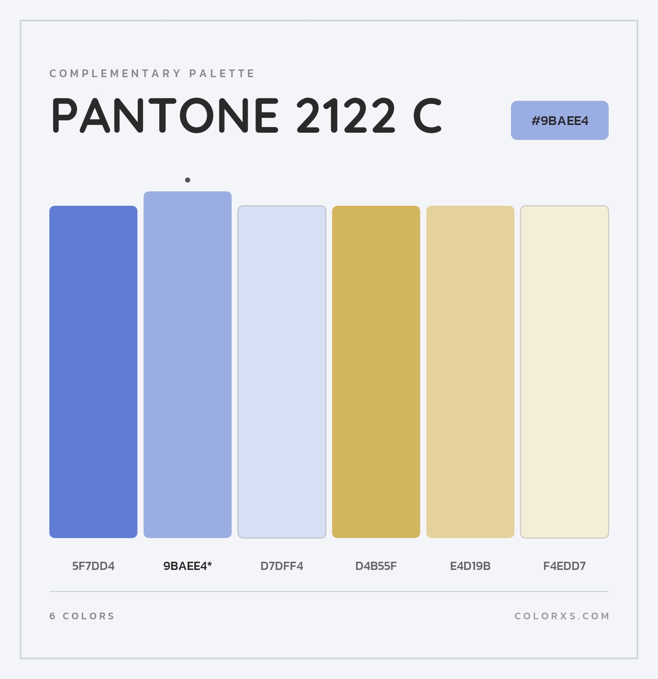 PANTONE 2122 C - Complementary Color Palette
