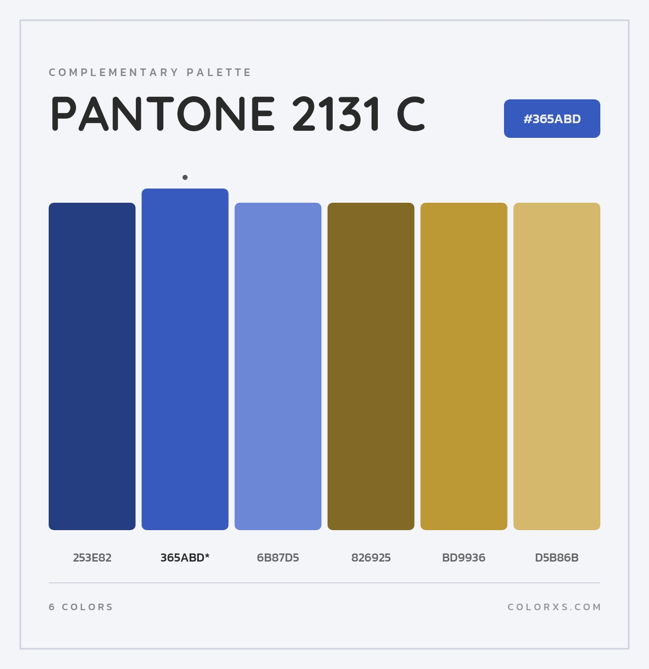 PANTONE 2131 C - Complementary Color Palette