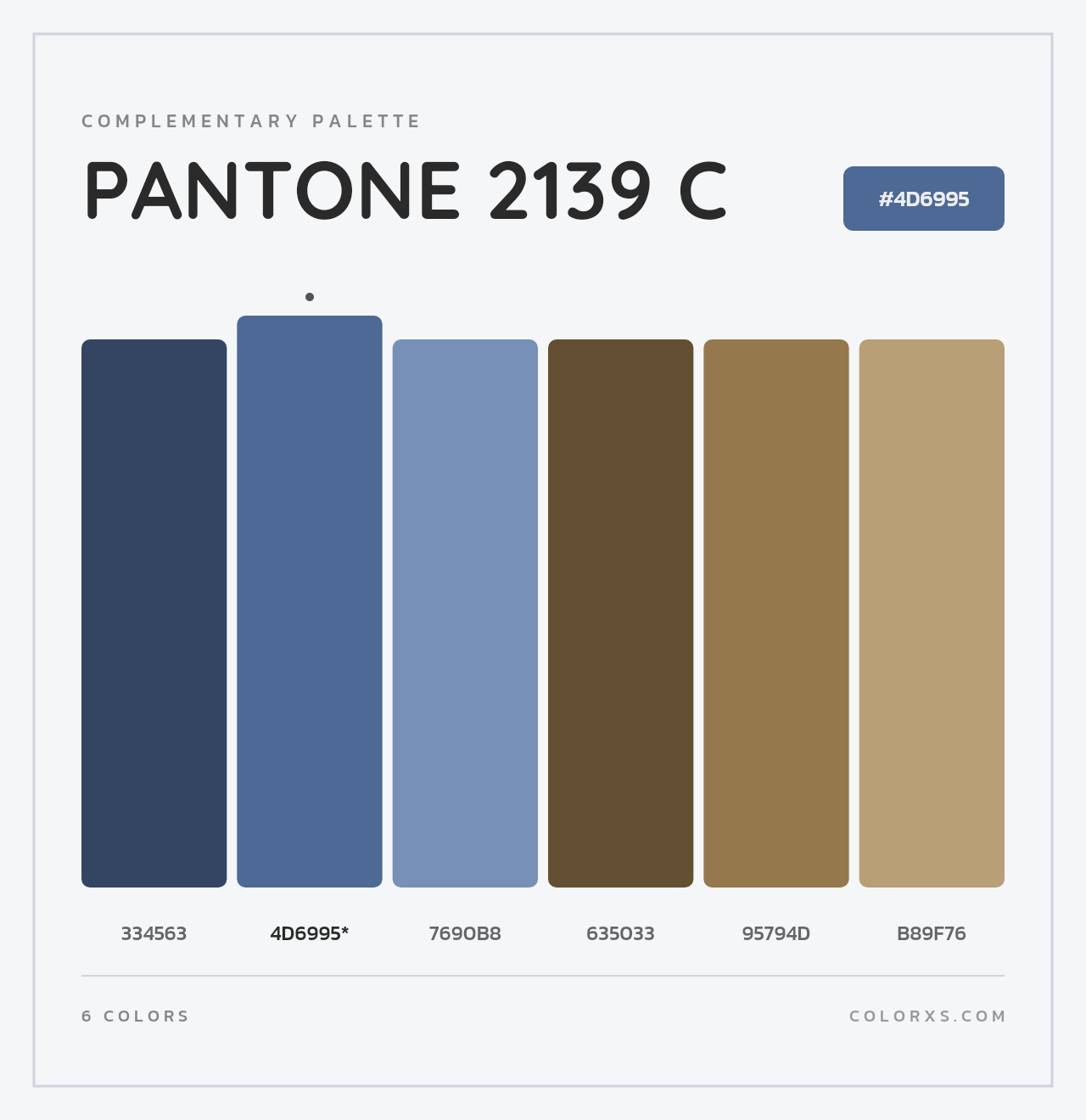 PANTONE 2139 C - Complementary Color Palette