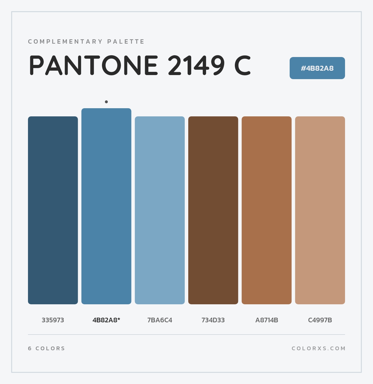 PANTONE 2149 C - Complementary Color Palette