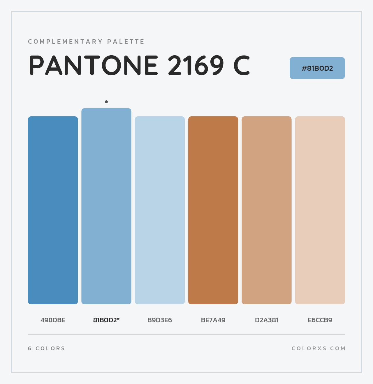 PANTONE 2169 C - Complementary Color Palette