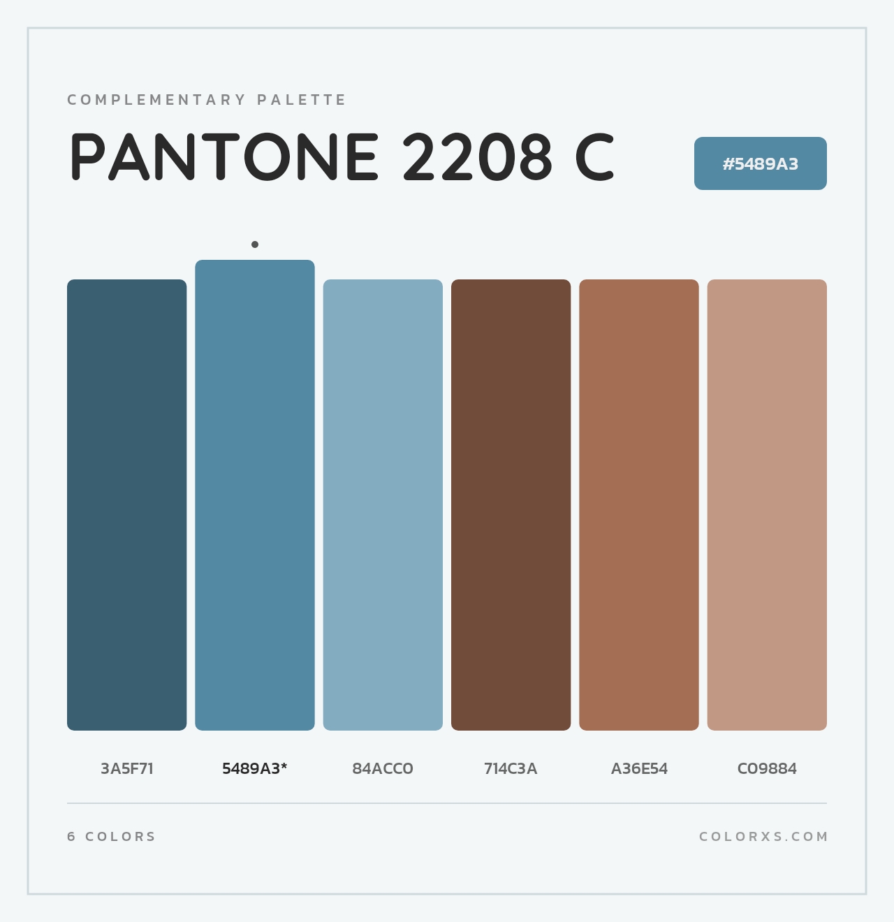 PANTONE 2208 C - Complementary Color Palette