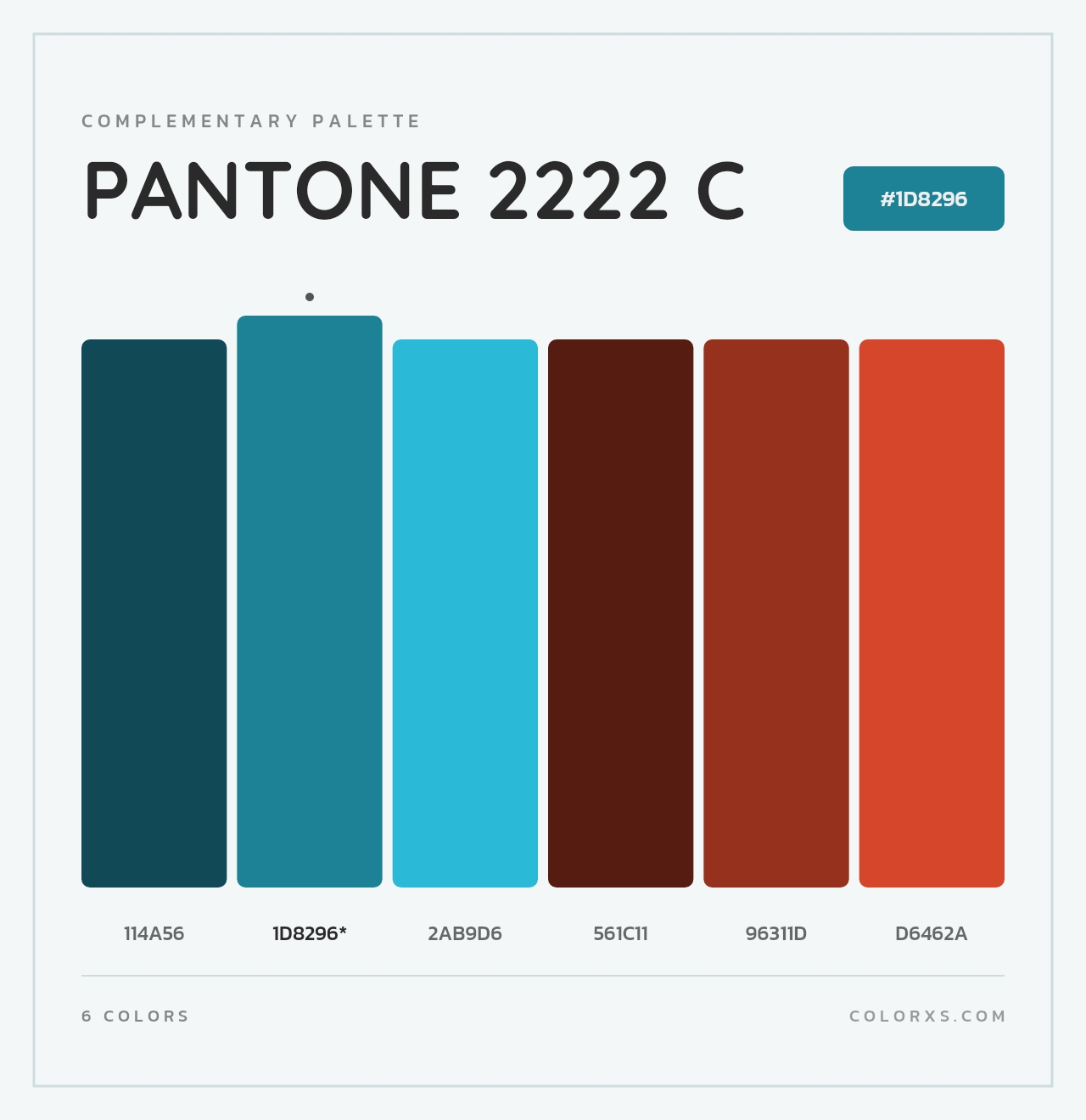 PANTONE 2222 C - Complementary Color Palette