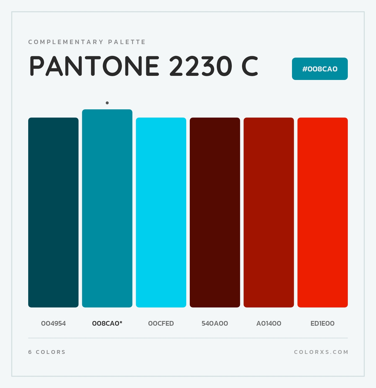 PANTONE 2230 C - Complementary Color Palette