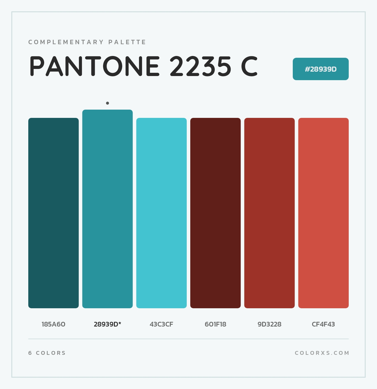 PANTONE 2235 C - Complementary Color Palette