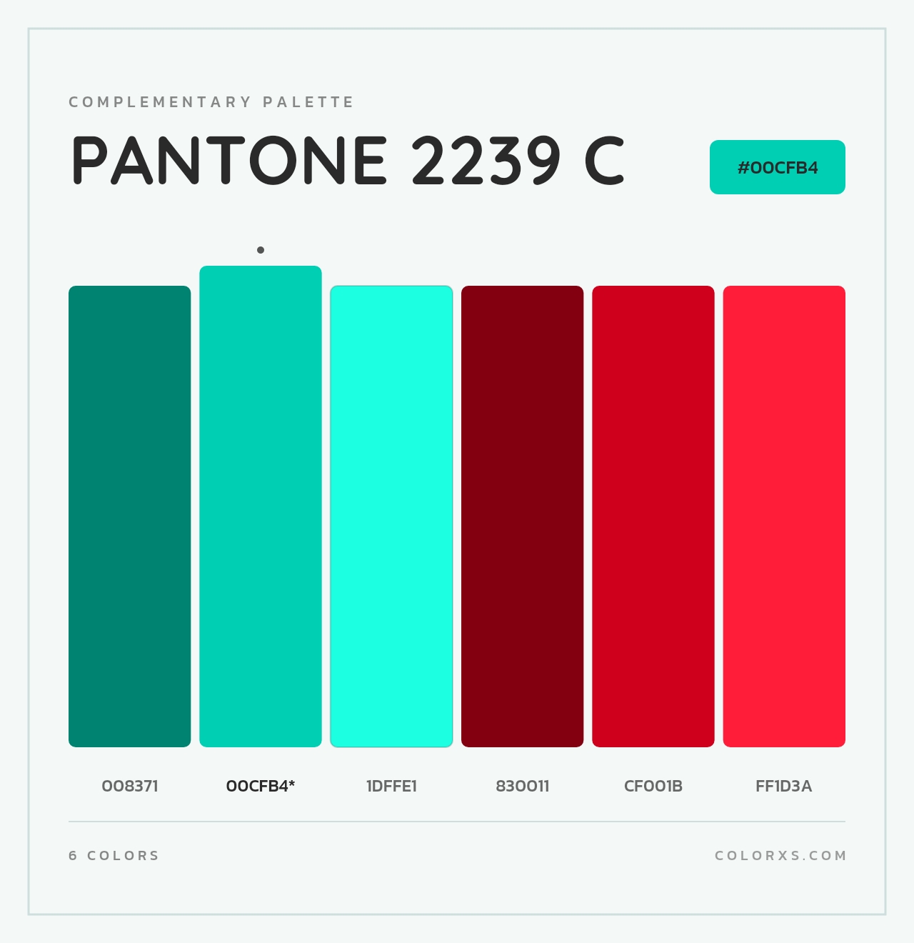 PANTONE 2239 C - Complementary Color Palette