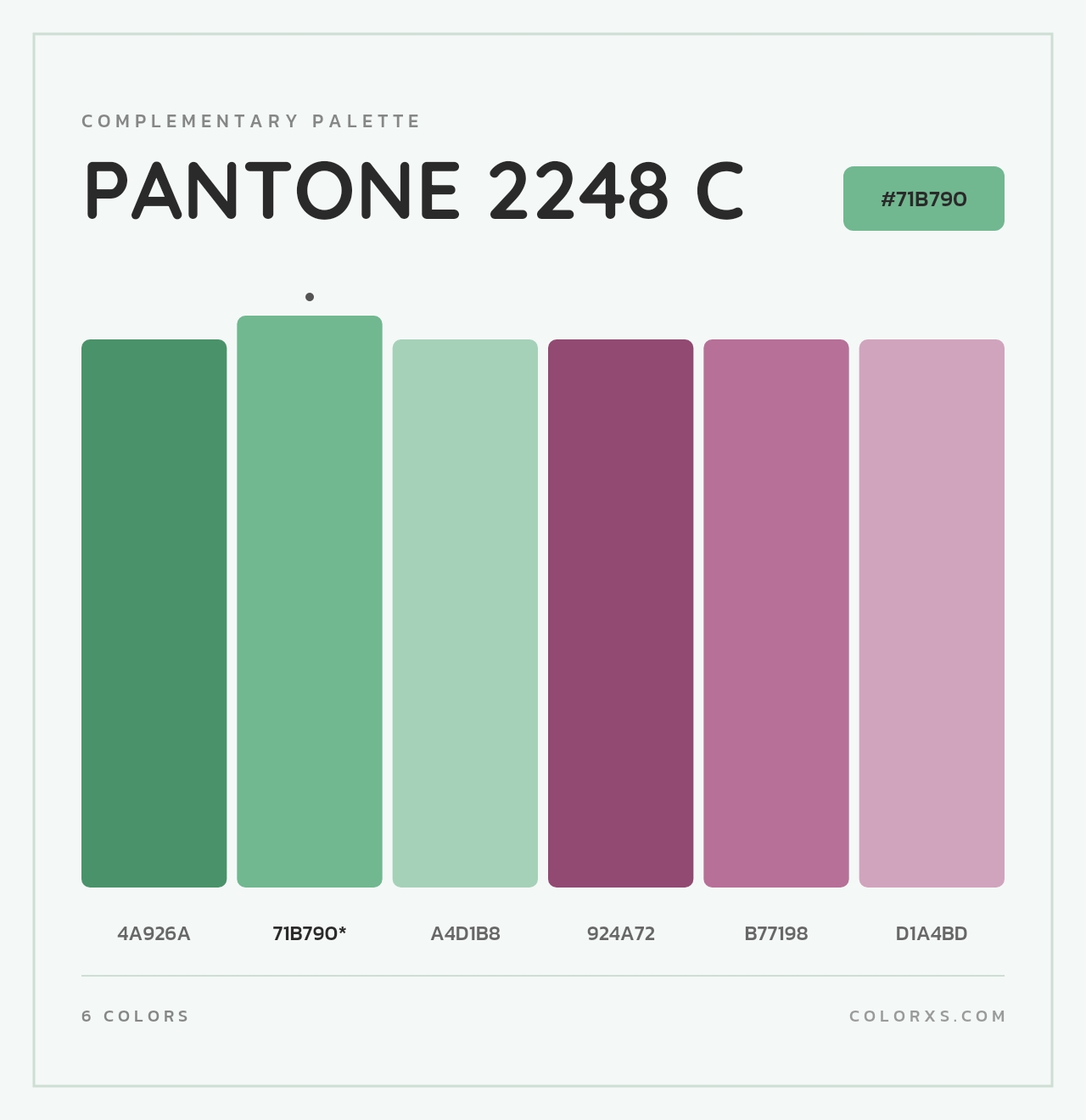 PANTONE 2248 C - Complementary Color Palette