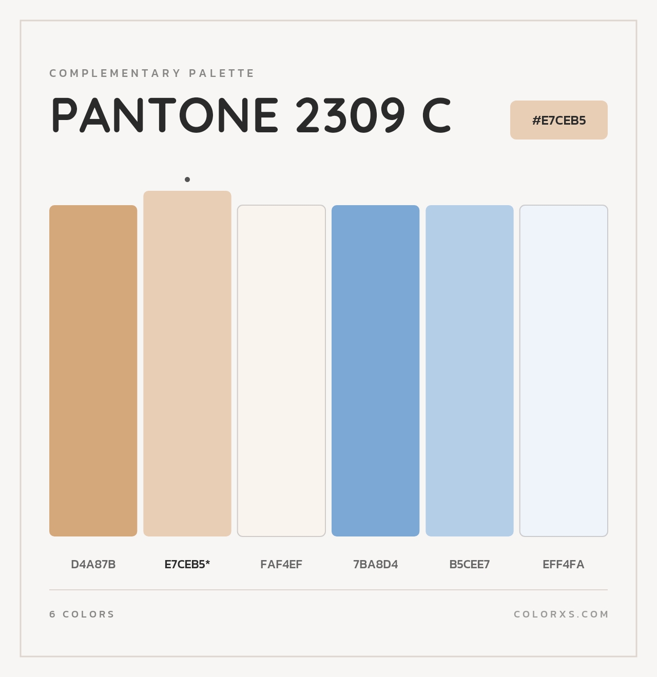 PANTONE 2309 C - Complementary Color Palette