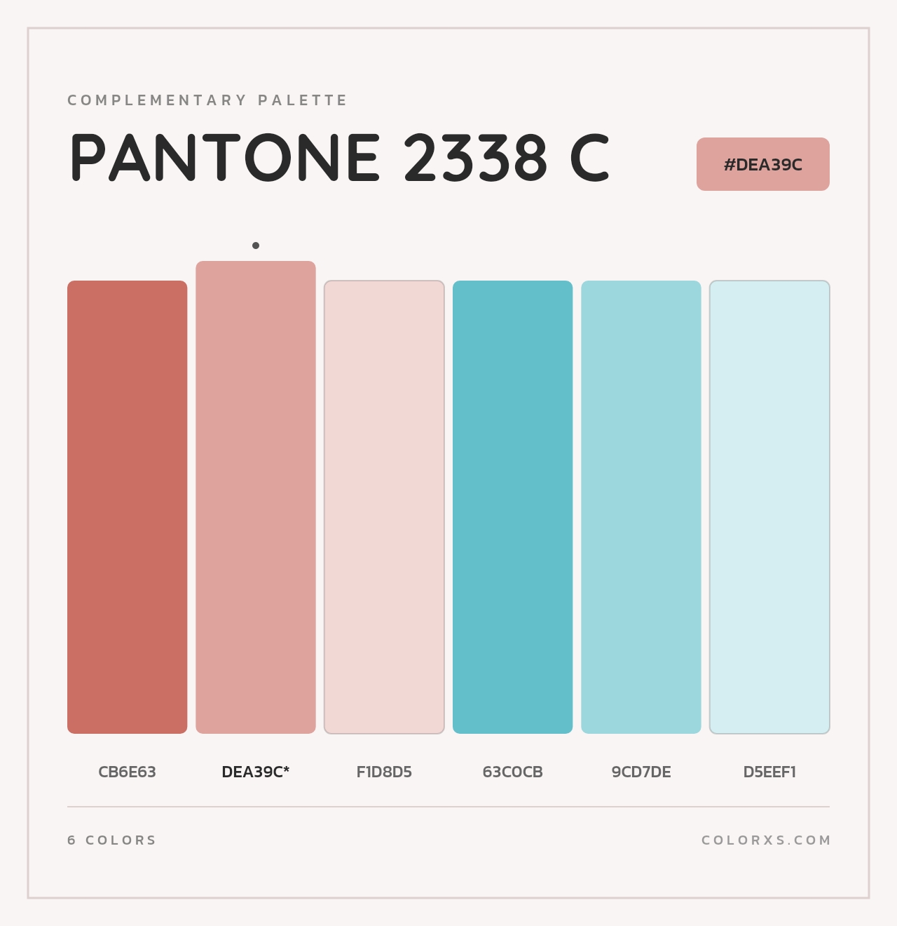 PANTONE 2338 C - Complementary Color Palette