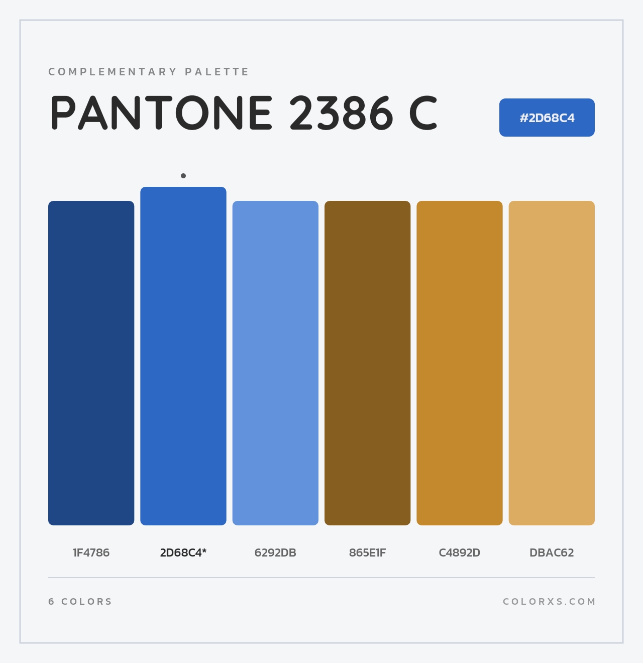 PANTONE 2386 C - Complementary Color Palette