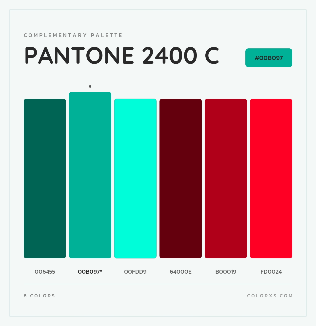 PANTONE 2400 C - Complementary Color Palette