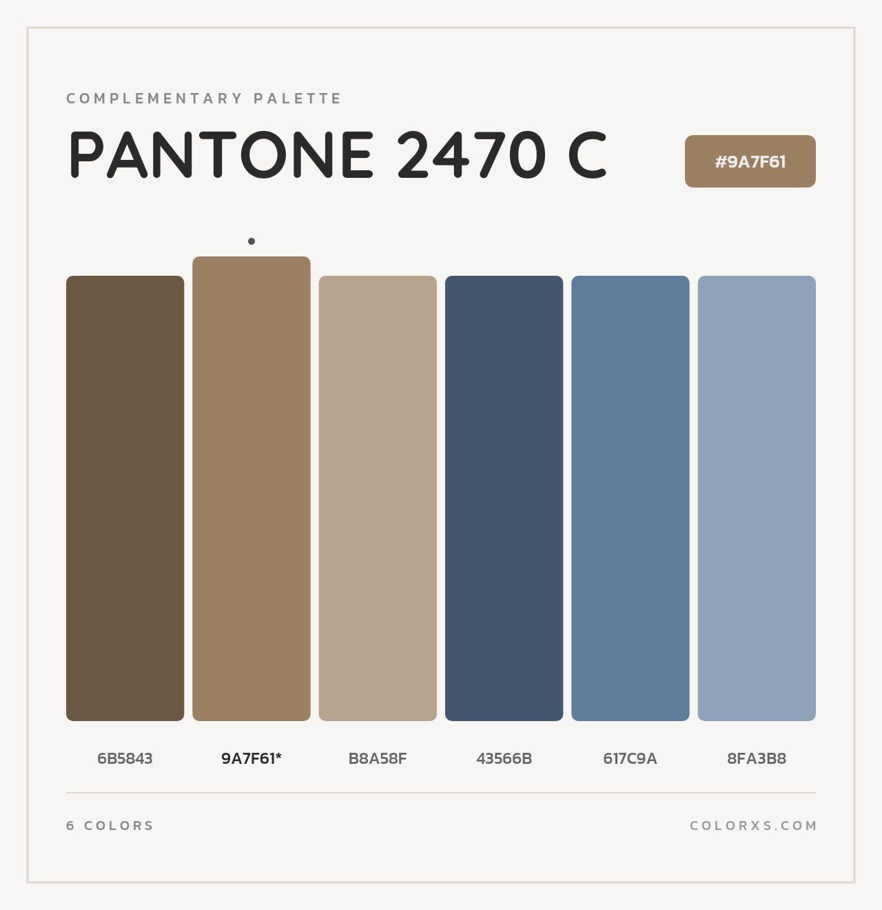 PANTONE 2470 C - Complementary Color Palette