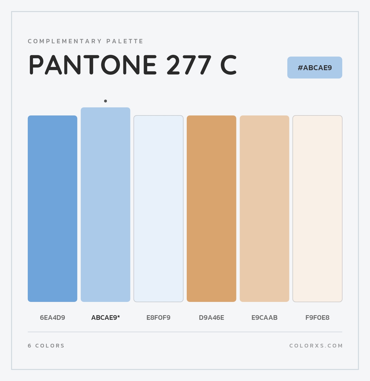 PANTONE 277 C - Complementary Color Palette