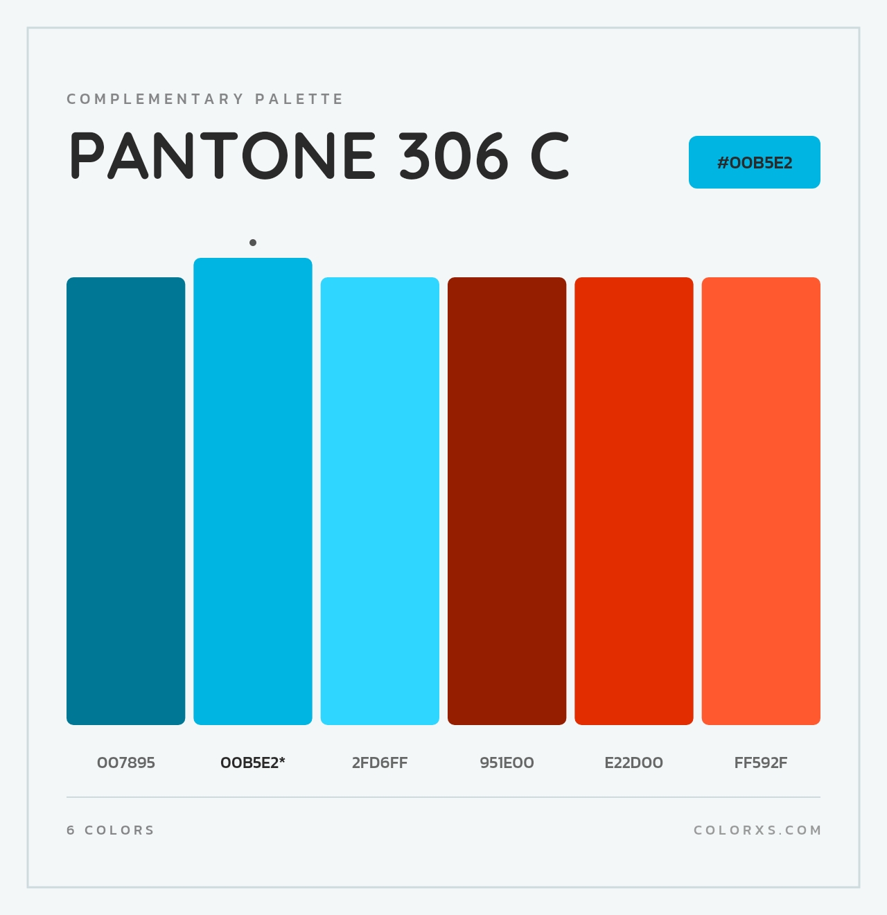 PANTONE 306 C - Complementary Color Palette