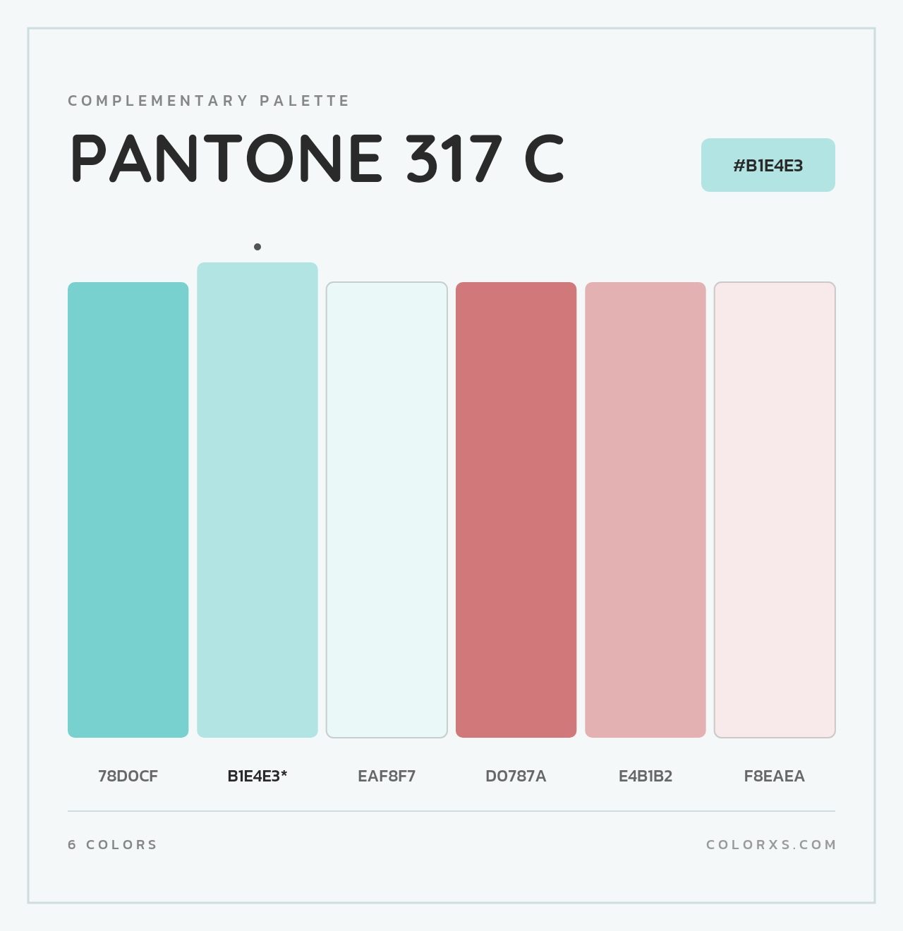 PANTONE 317 C - Complementary Color Palette