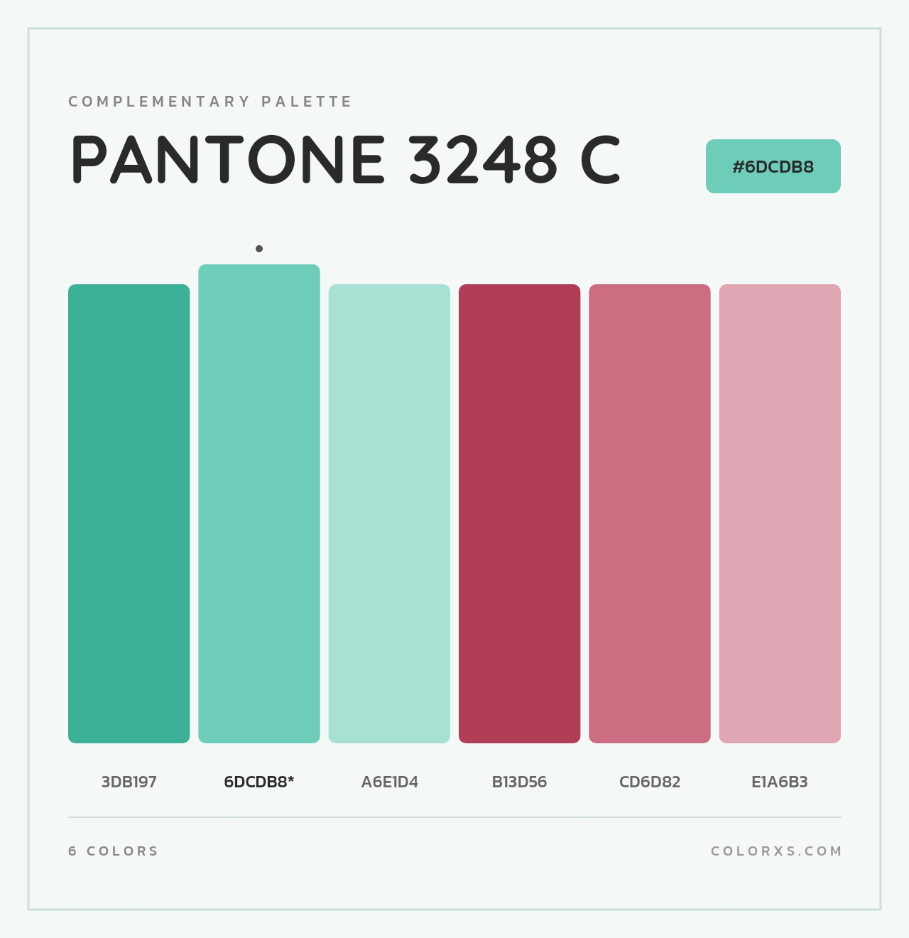 PANTONE 3248 C - Complementary Color Palette