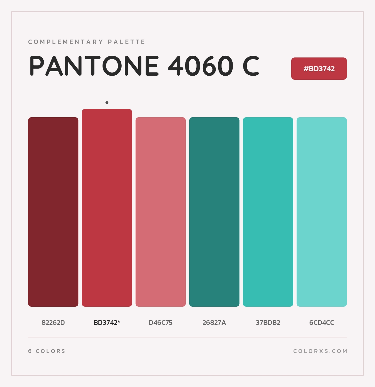 PANTONE 4060 C - Complementary Color Palette
