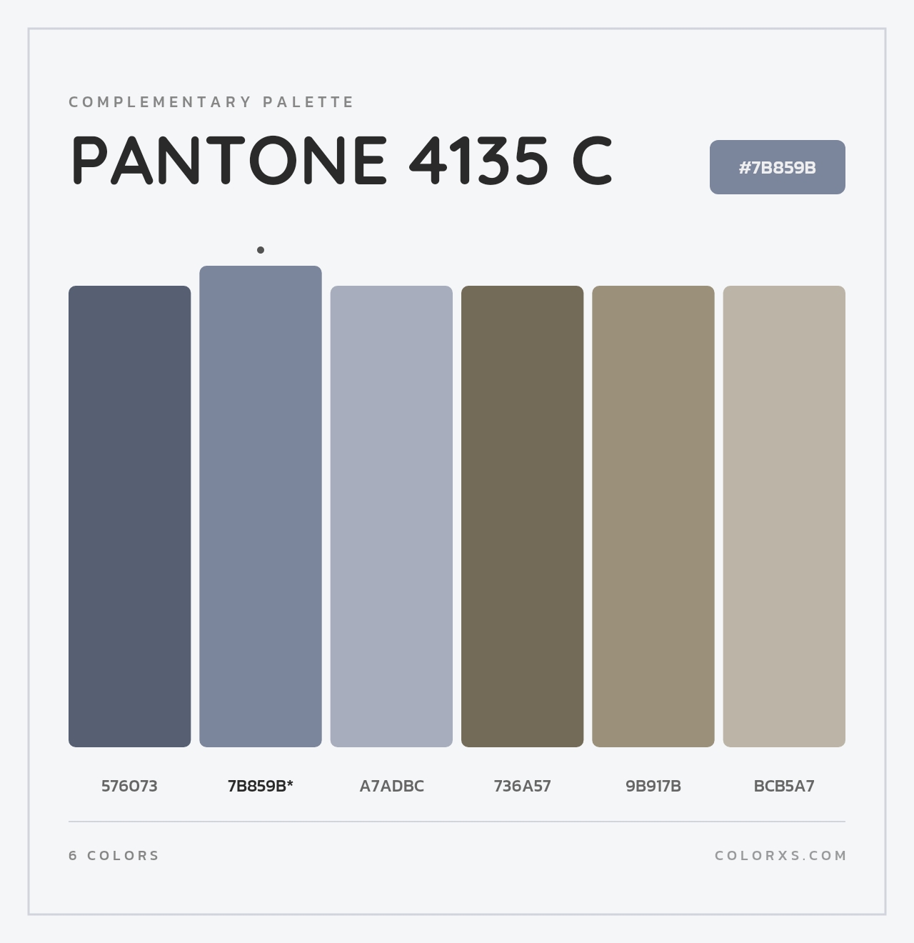 PANTONE 4135 C - Complementary Color Palette