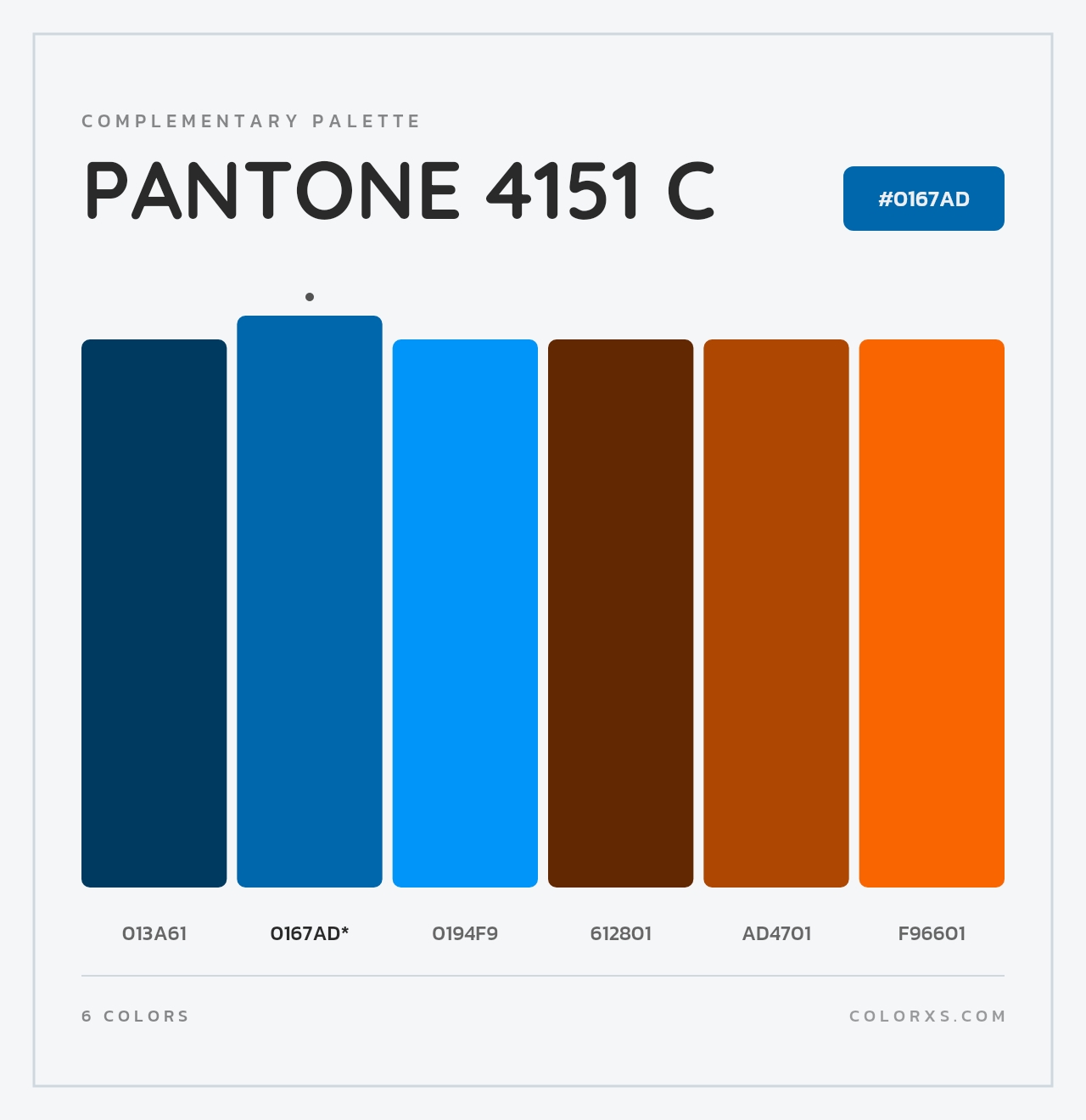 PANTONE 4151 C - Complementary Color Palette