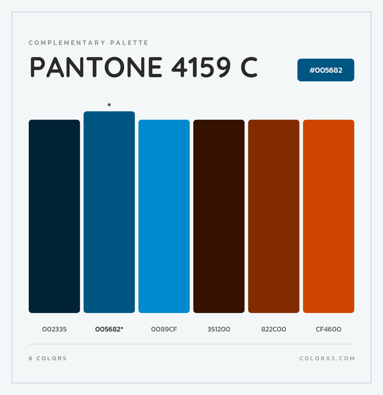 PANTONE 4159 C - Complementary Color Palette