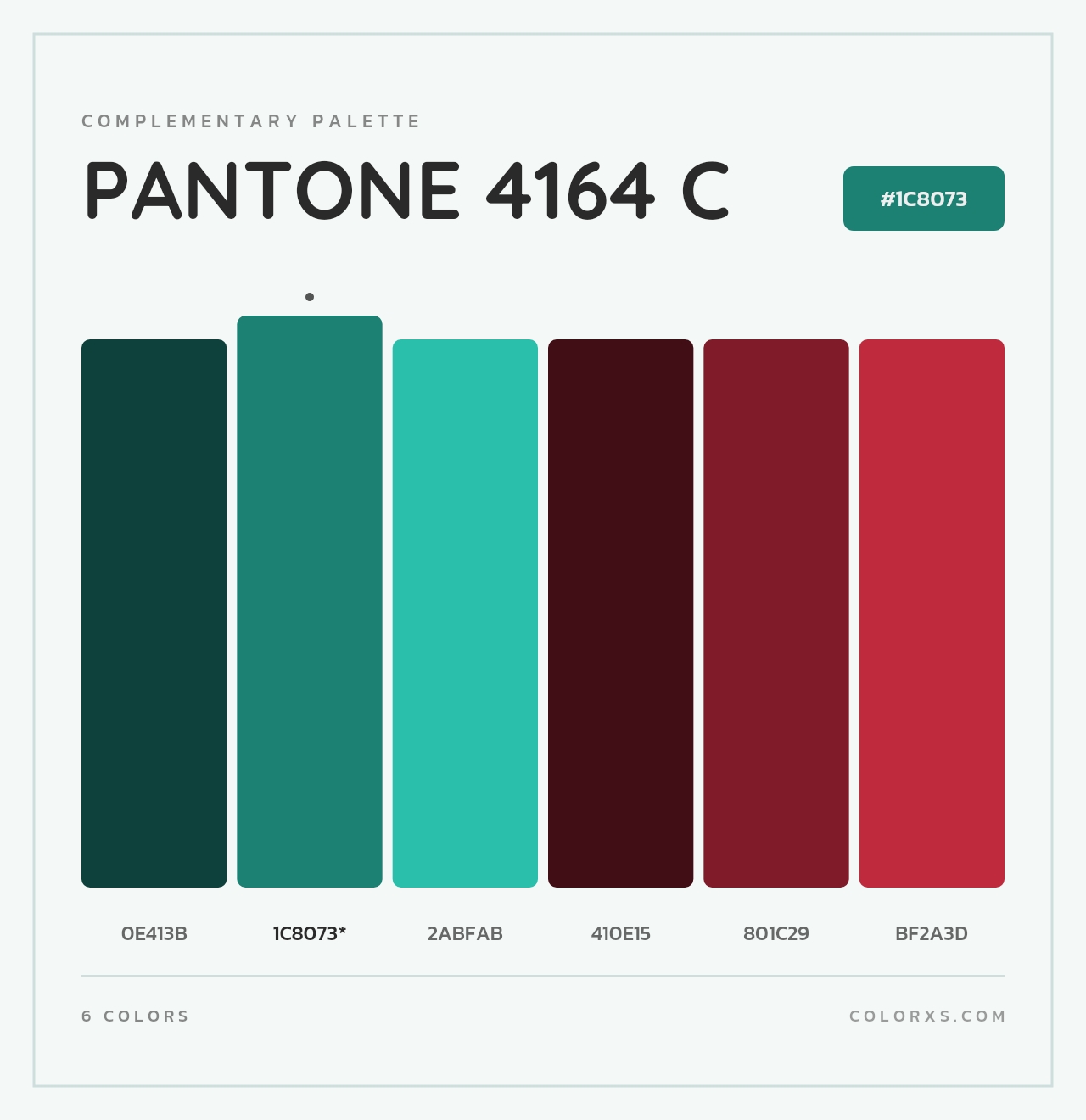 PANTONE 4164 C - Complementary Color Palette