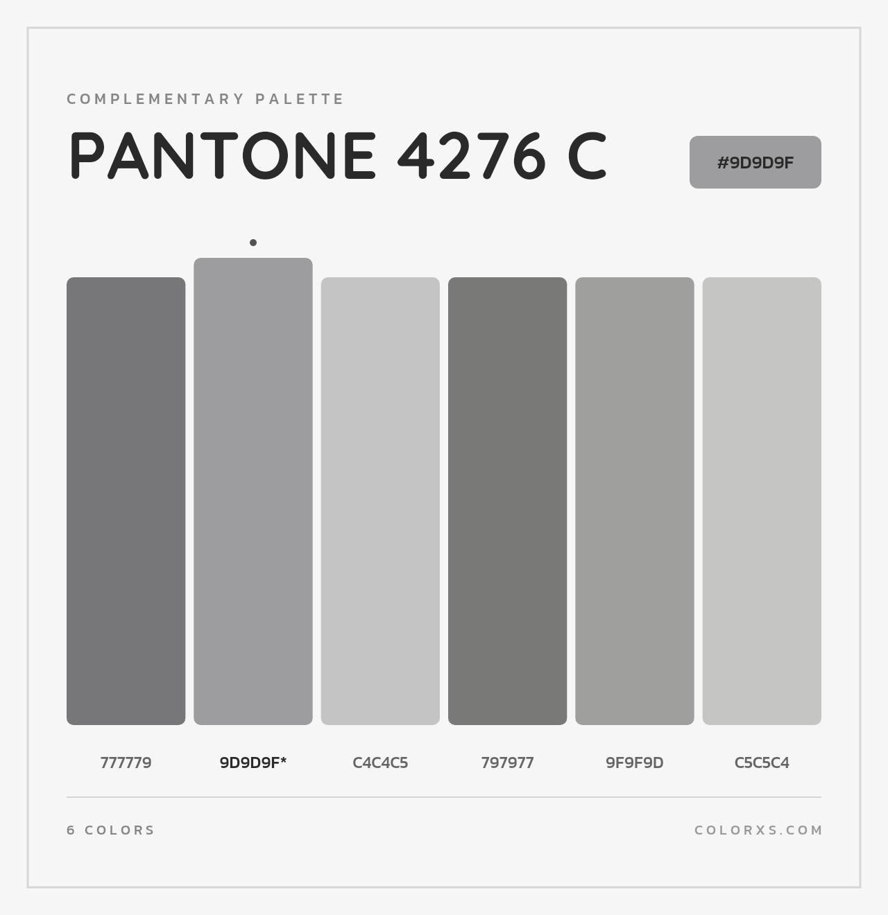 PANTONE 4276 C - Complementary Color Palette