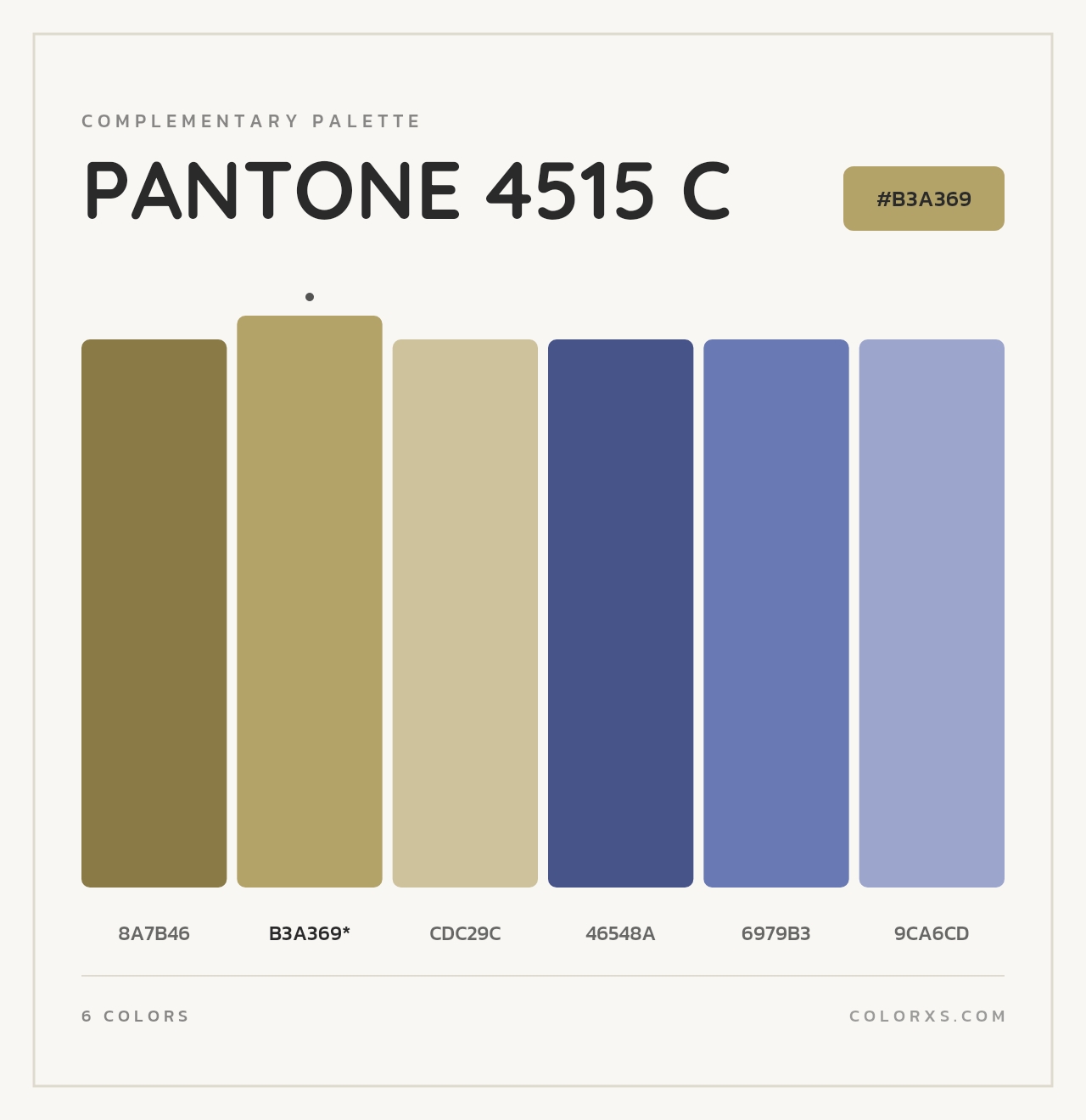PANTONE 4515 C - Complementary Color Palette