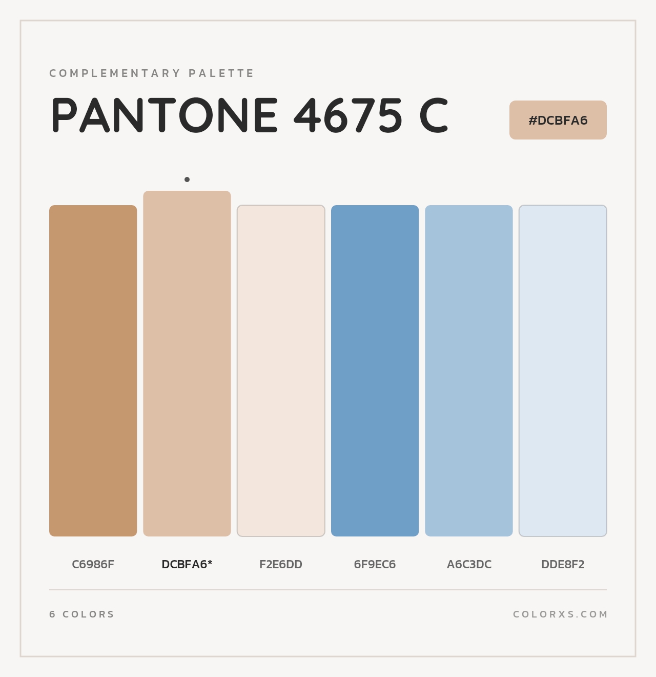PANTONE 4675 C - Complementary Color Palette
