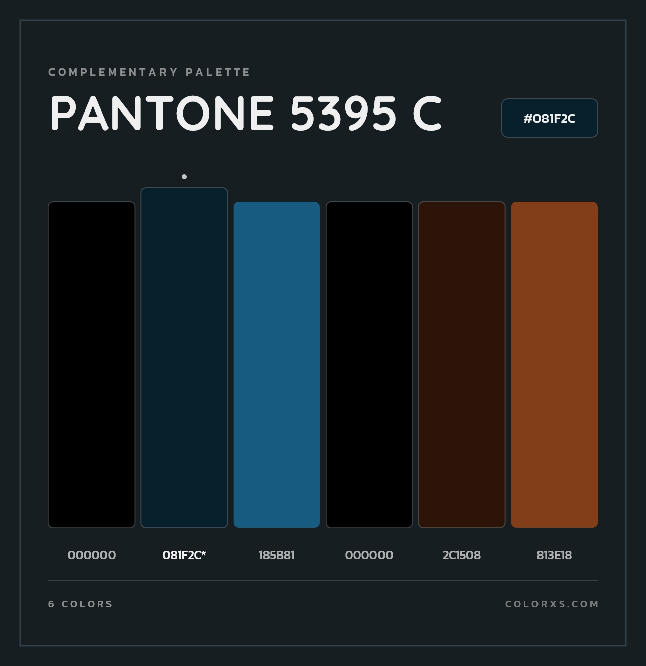 PANTONE 5395 C - Complementary Color Palette