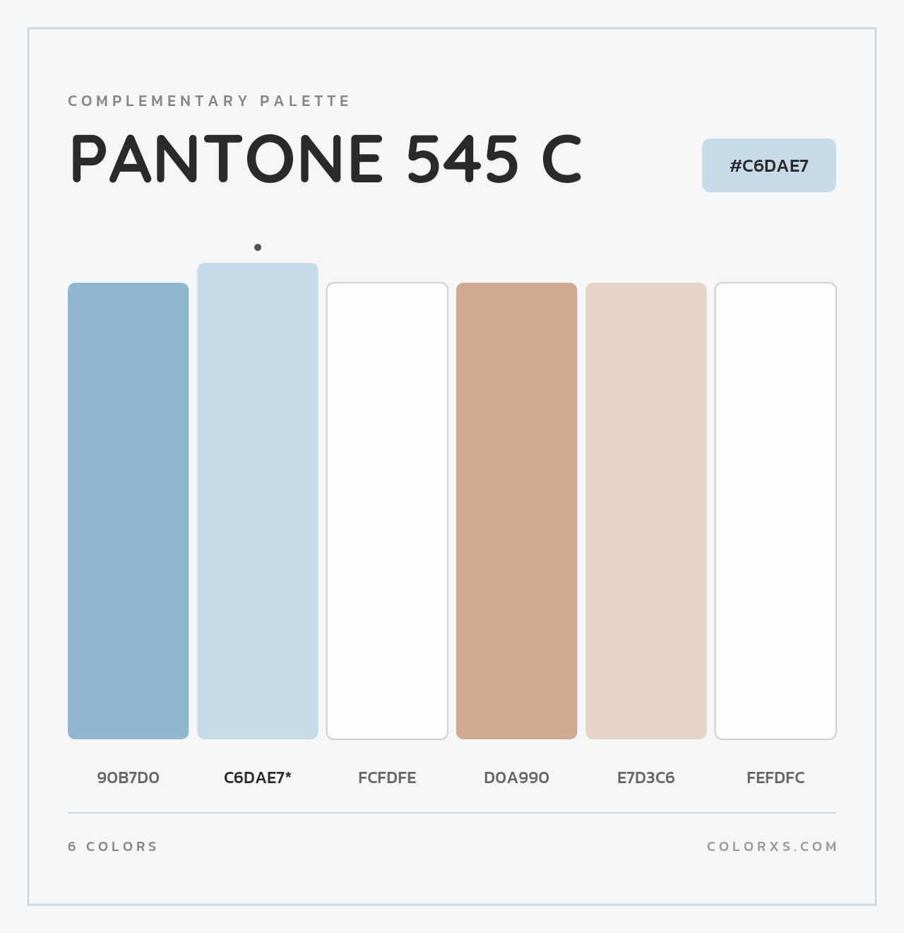 PANTONE 545 C - Complementary Color Palette