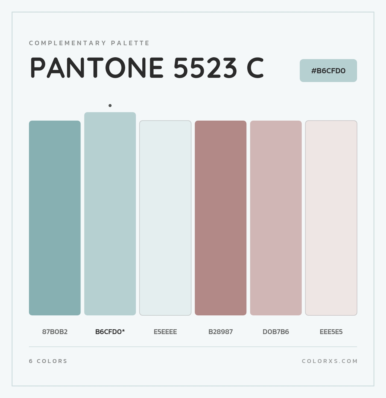 PANTONE 5523 C - Complementary Color Palette