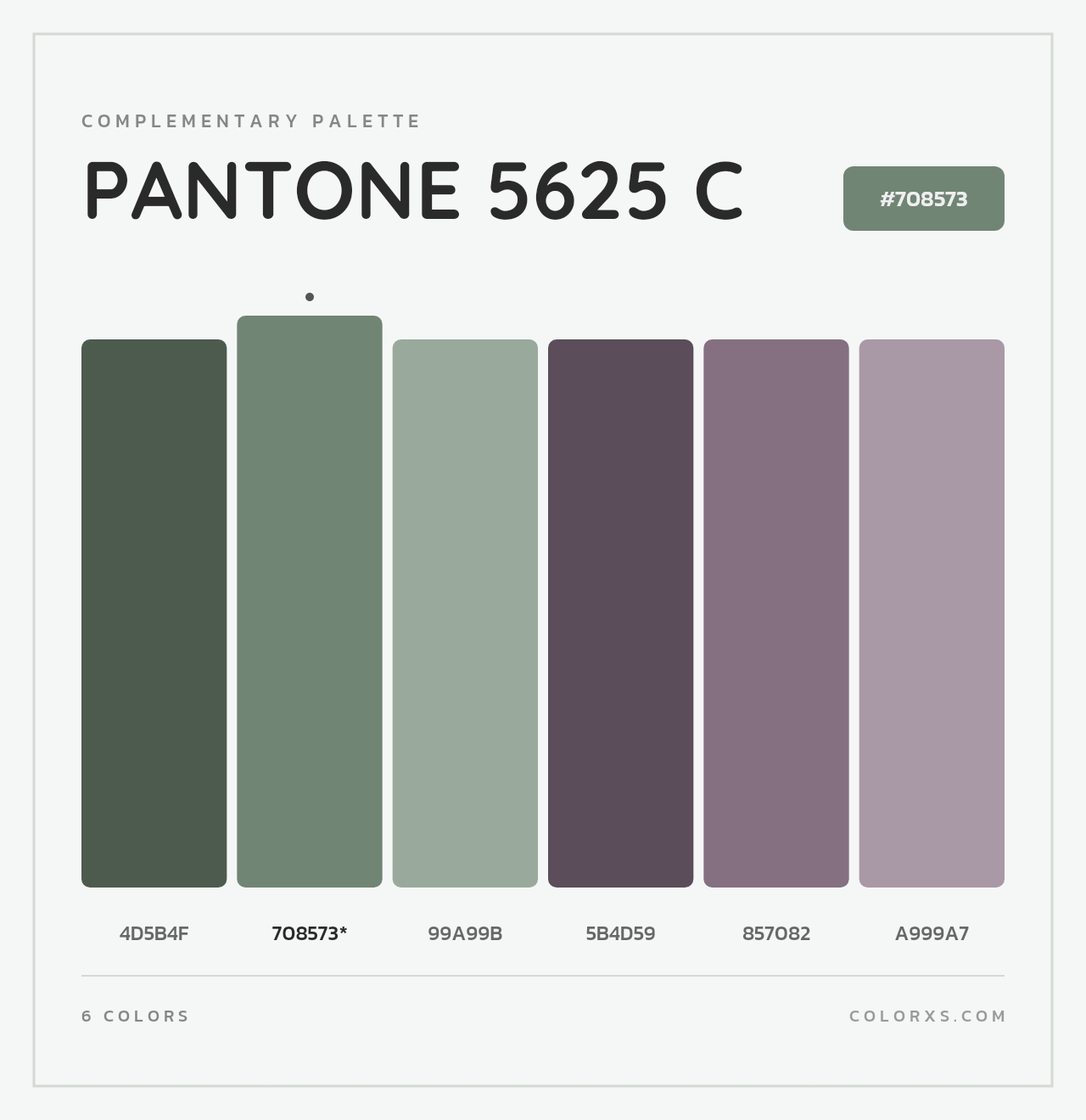 PANTONE 5625 C - Complementary Color Palette
