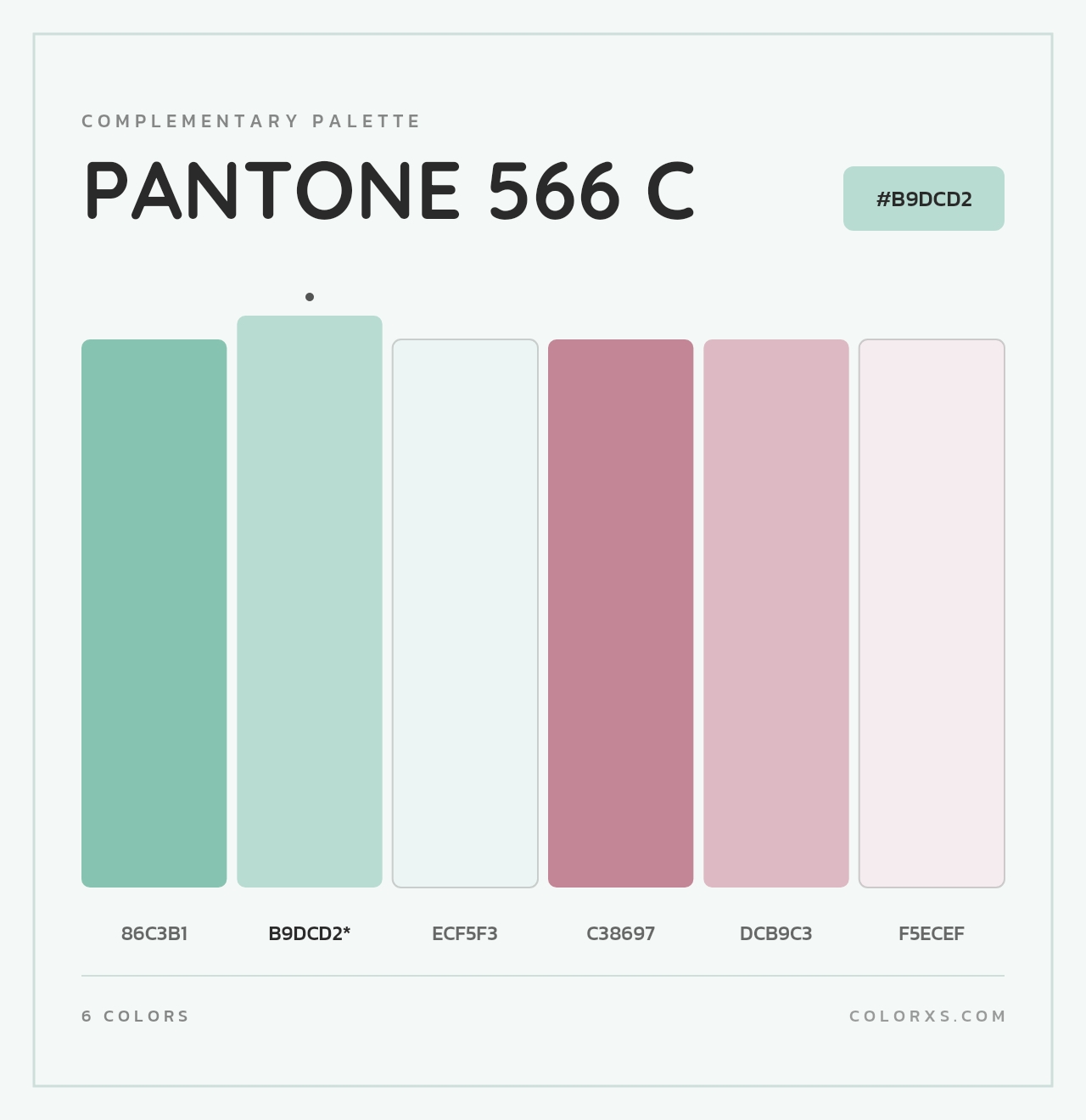 PANTONE 566 C - Complementary Color Palette