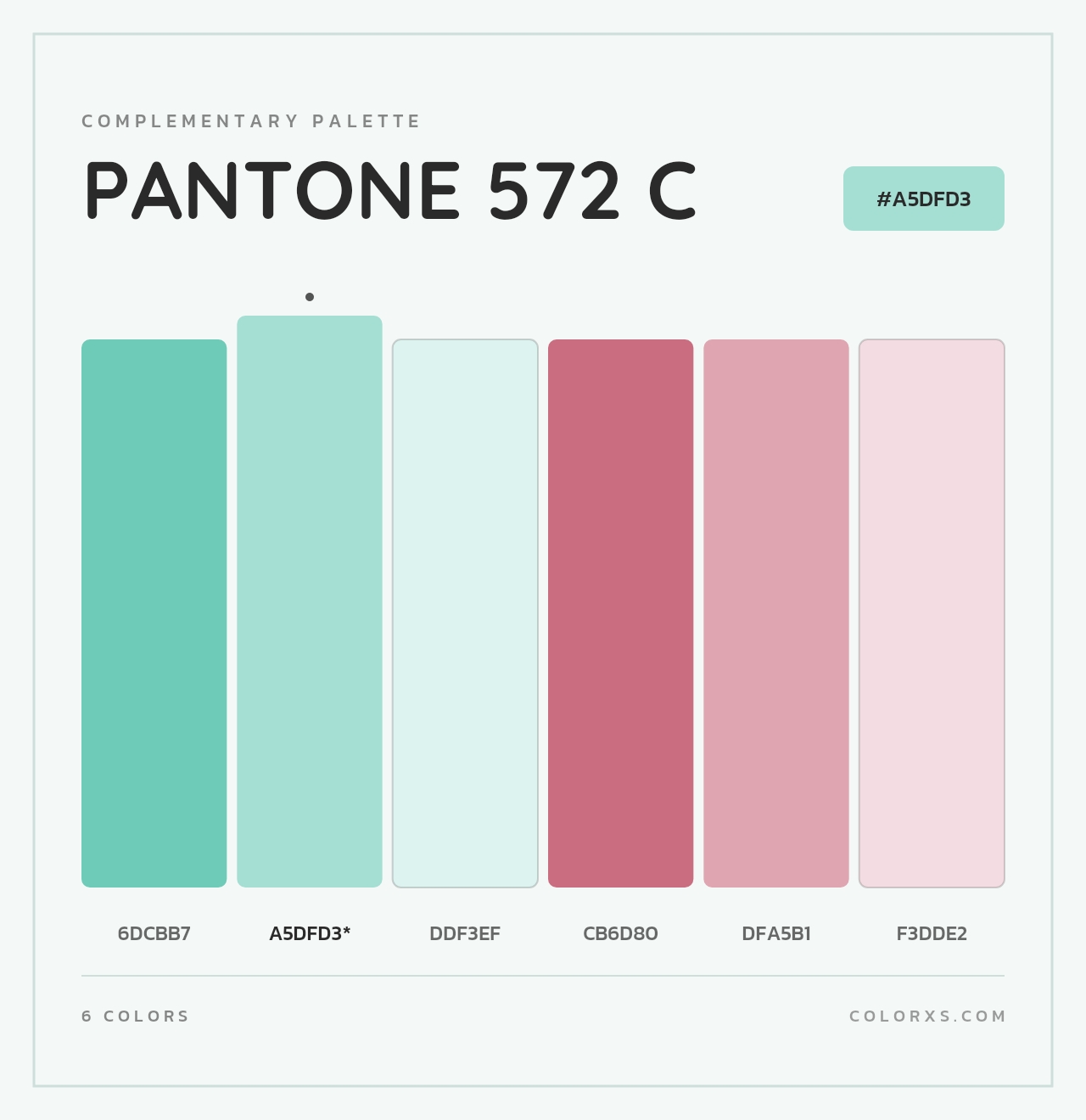 PANTONE 572 C - Complementary Color Palette