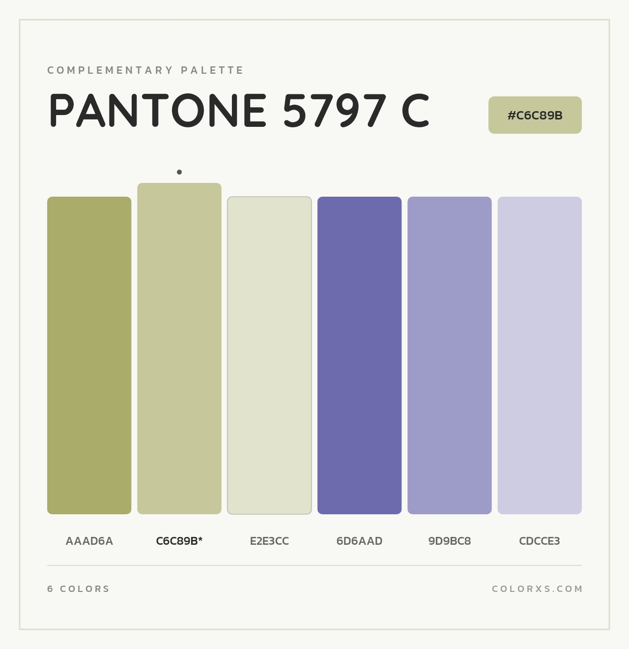 PANTONE 5797 C - Complementary Color Palette