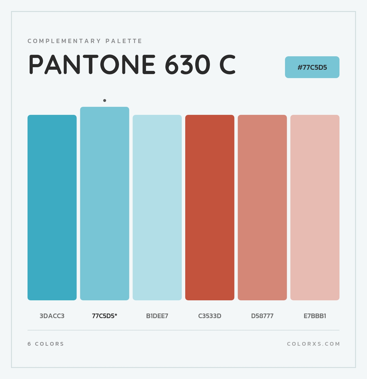 PANTONE 630 C - Complementary Color Palette