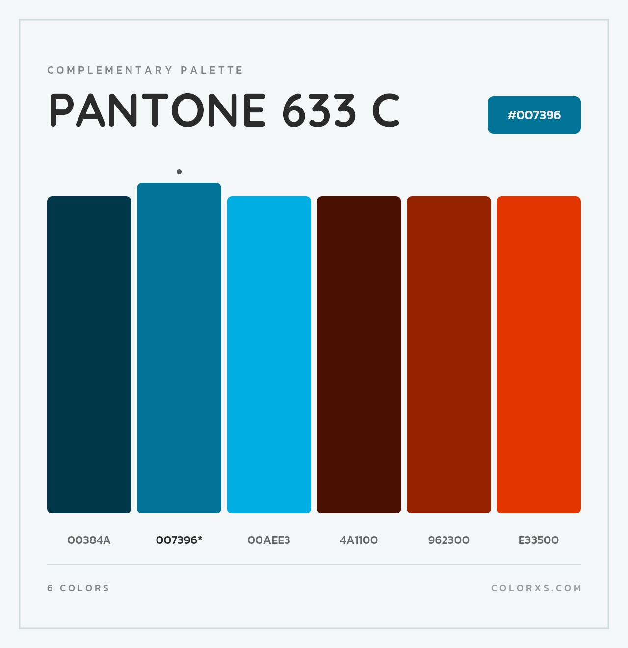 PANTONE 633 C - Complementary Color Palette