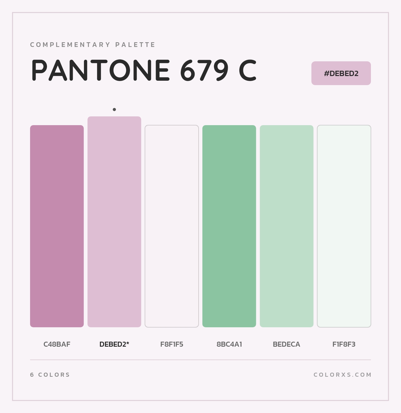 PANTONE 679 C - Complementary Color Palette