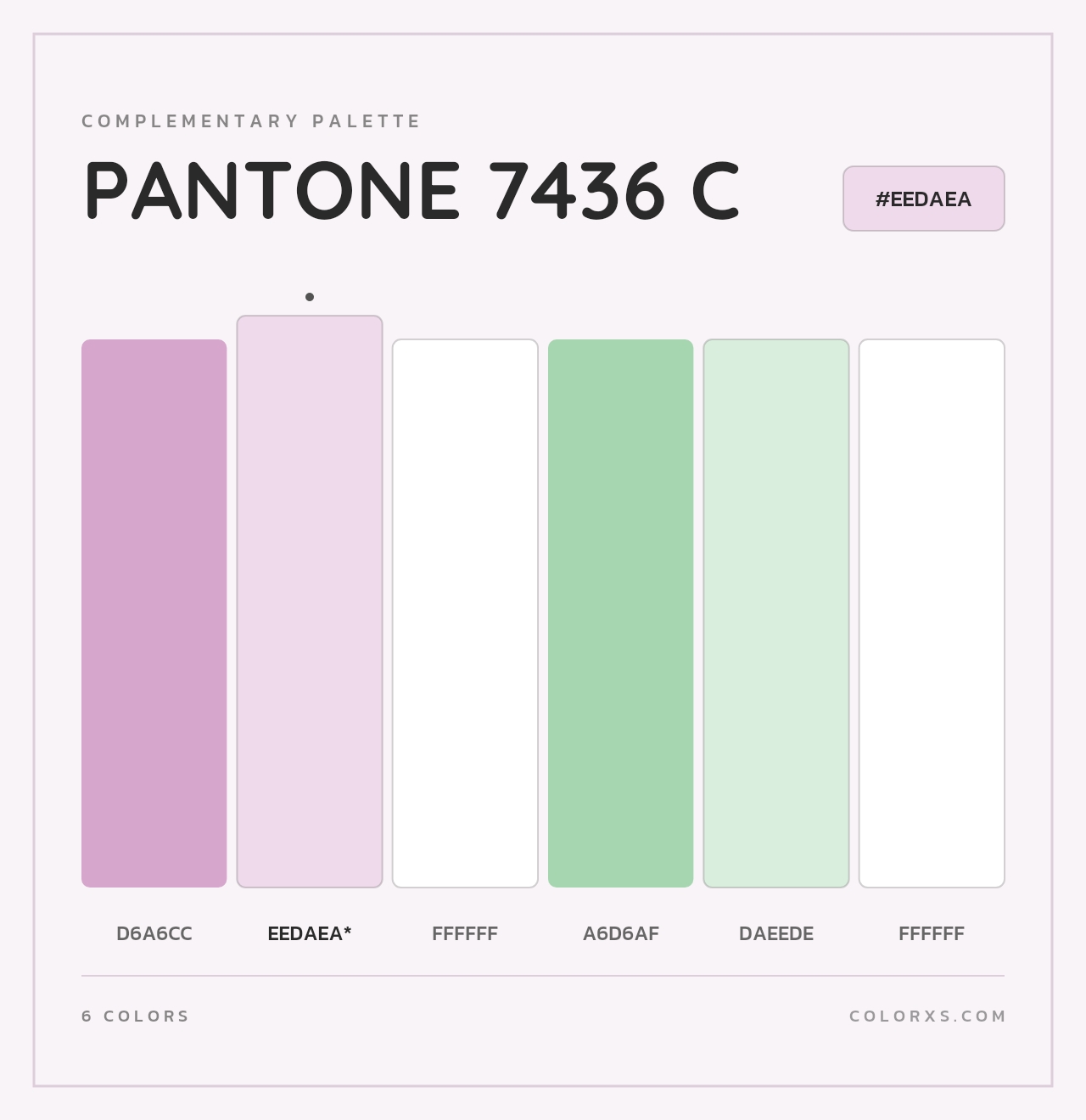 PANTONE 7436 C - Complementary Color Palette