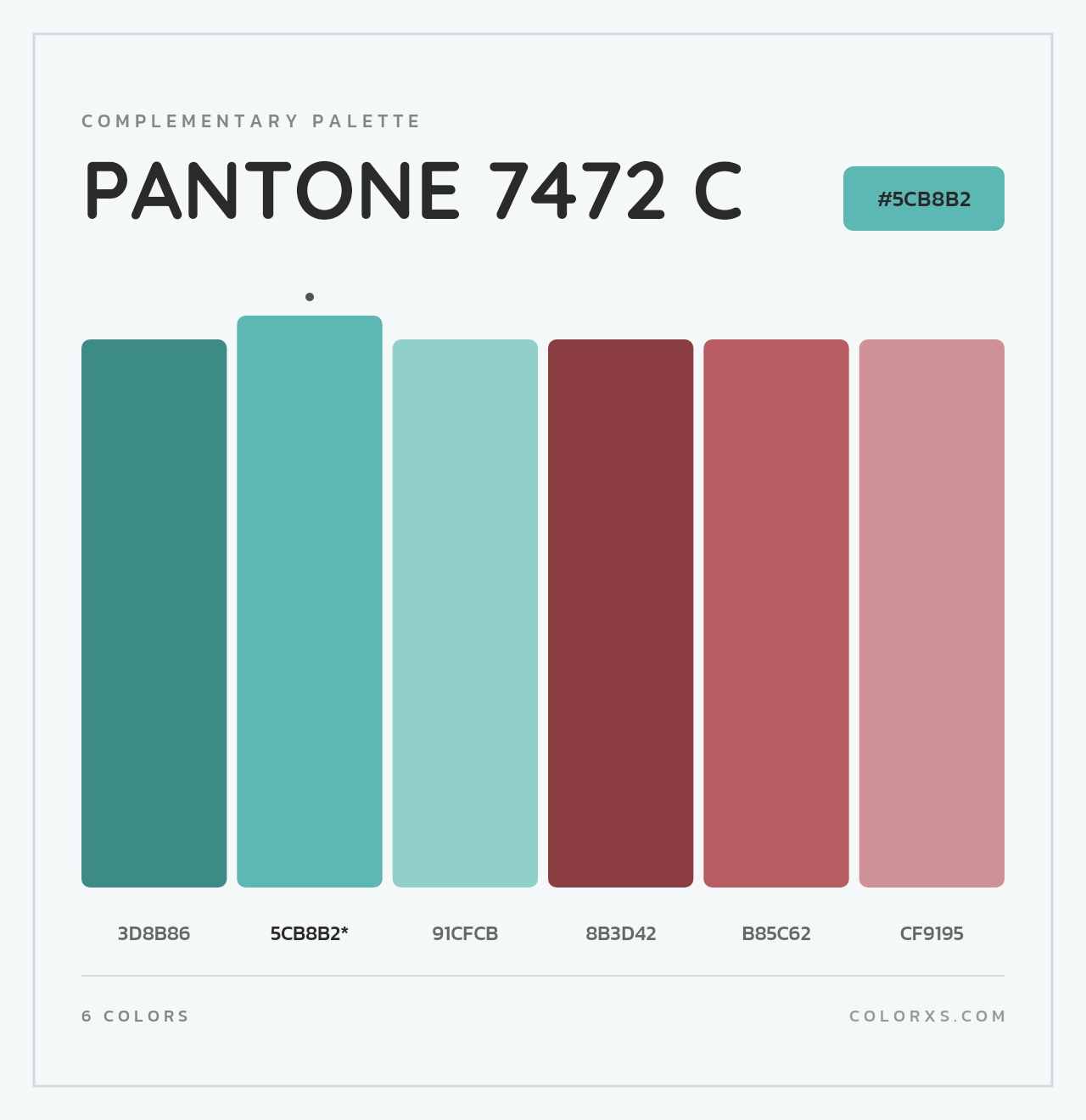 PANTONE 7472 C - Complementary Color Palette