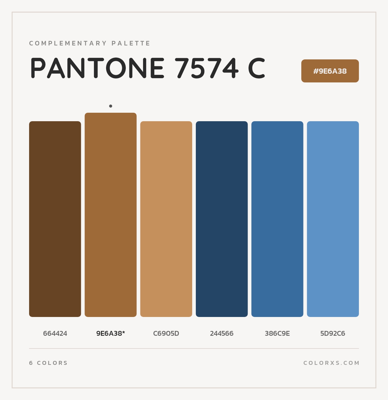 PANTONE 7574 C - Complementary Color Palette