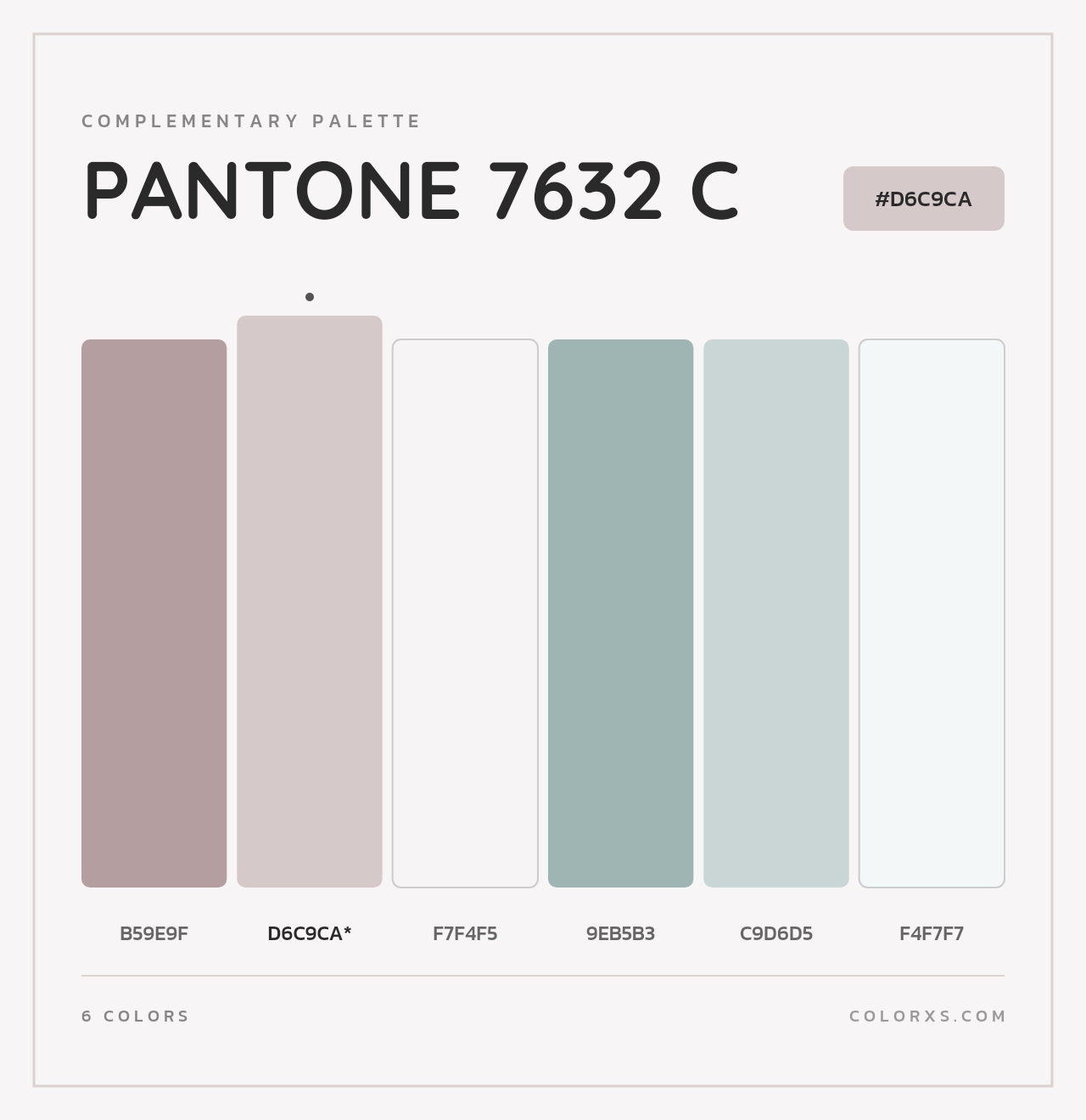 PANTONE 7632 C - Complementary Color Palette